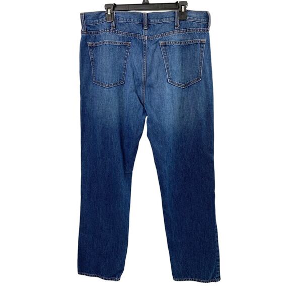 Old Navy Jeans Mens 36 x 31.5 Regular Straight Medium Wash Denim - Picture 3 of 8